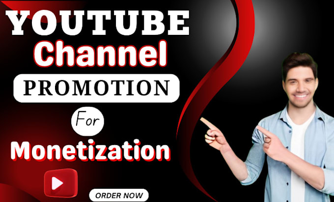 Gig Preview - Do youtube channel promotion, video promotion for channel monetization