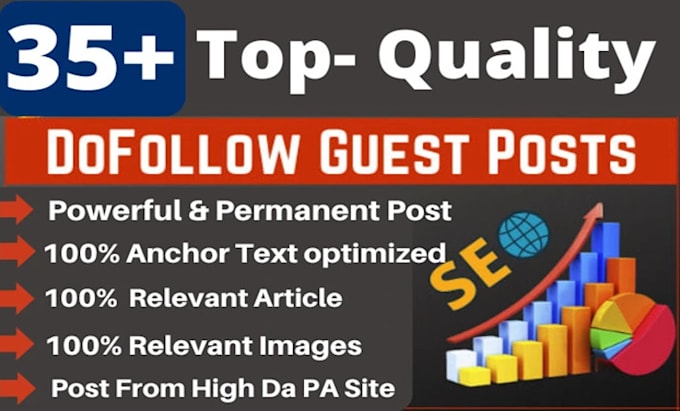 Gig Preview - 100 top quality dofollow guest post backlink moz da90 google rank