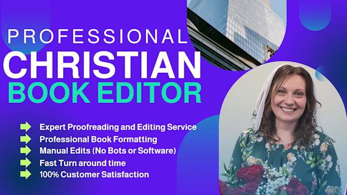 Gig Preview - Be your christian book editor and proofreader