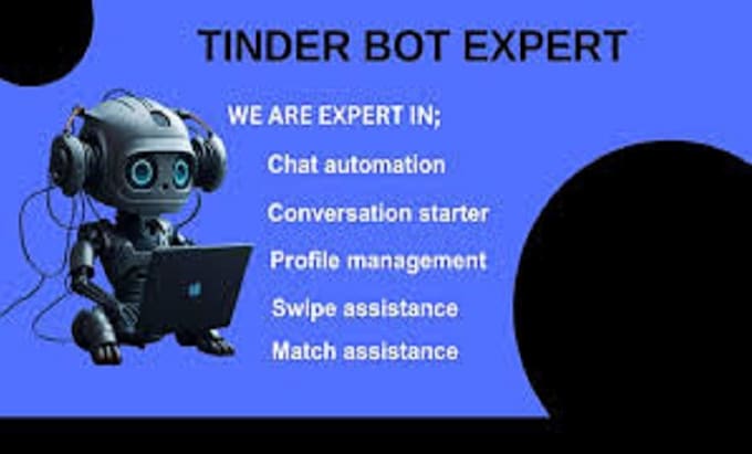 Gig Preview - Create ai tinder bot, dating bot, pumping bot, tinder app dating app