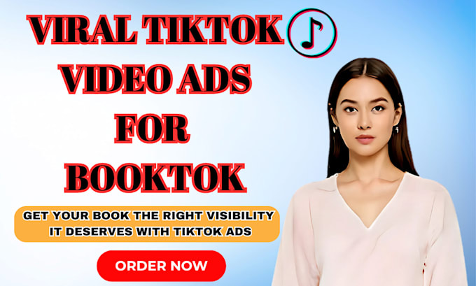 Gig Preview - Viral tiktok video ads promotional booktok video tik tok ads booktok advertising