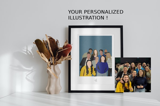 Gig Preview - Create a personalized digital portrait and animal illustration