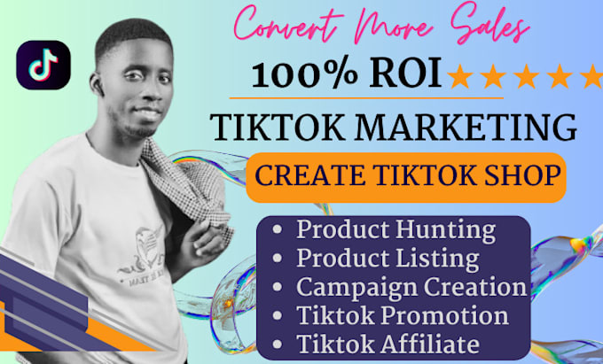 Bestseller - setup, manage tiktok shop, tiktok marketing on tiktok shop, tiktok shop ads