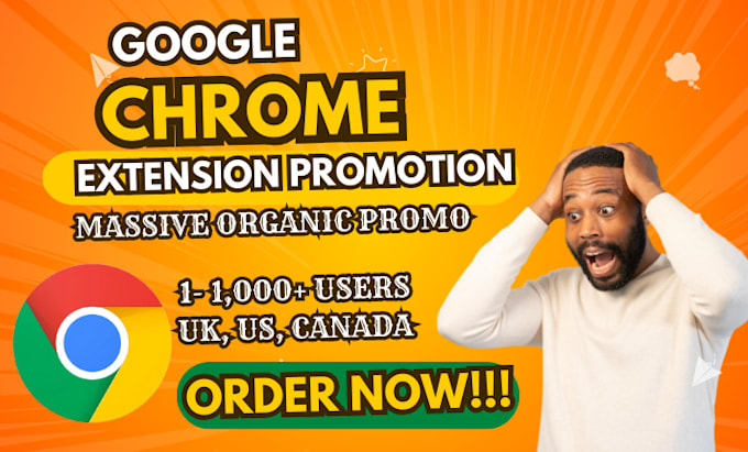 Gig Preview - Do chrome extension downloads, chrome extension and chrome extension promotion