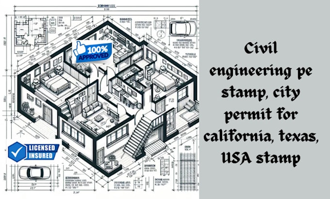 Gig Preview - Review and stamp as a licensed civil and structural engineer