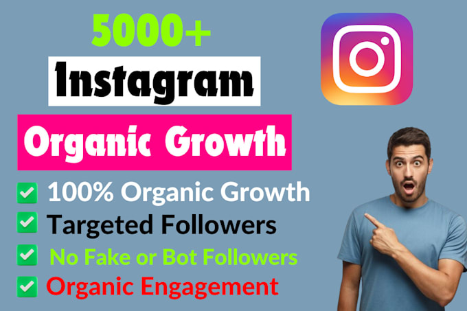 Gig Preview - Buy your instagram 1000 followers organically fast