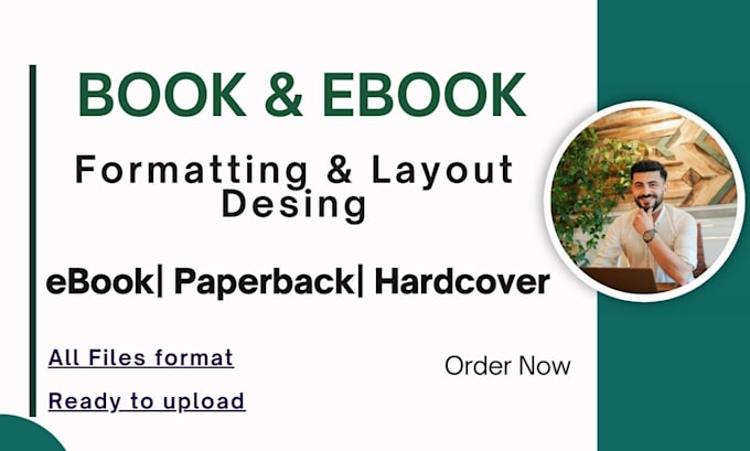 Gig Preview - Do formatting and layout design for kindle ebook paperback hardcover