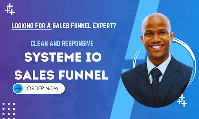 Gig Preview - Be your sales funnel expert, systeme io, systeme io sales page