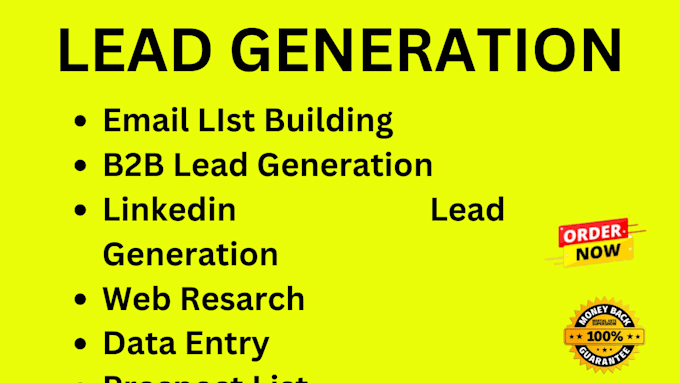 Gig Preview - Do lead generation and data collection