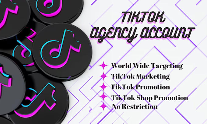 Gig Preview - Setup tiktok agency account, marketing, approved tiktok ads