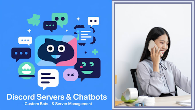 Gig Preview - Create and manage discord servers with custom chatbots using mee6 or botpress