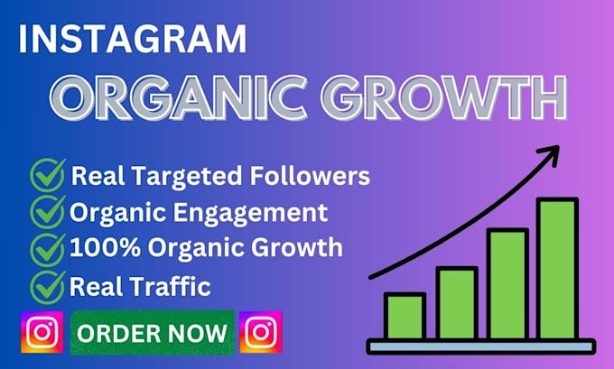 Gig Preview - Do instagram organic marketing, promotion, and organic growth