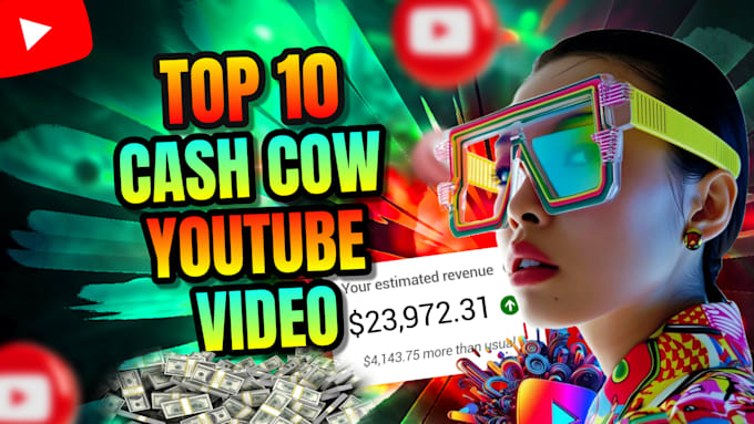 Bestseller - setup youtube automation channel edit and produce top10 profitable cashcow video