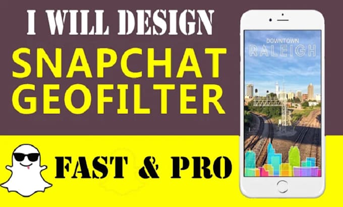 Gig Preview - Design a snapchat, filter, geofilter in 24 h