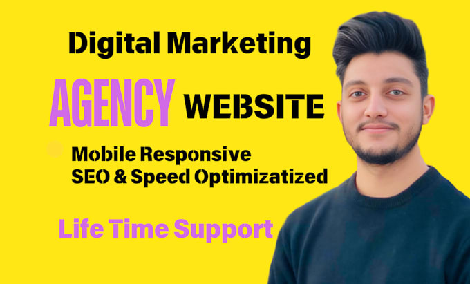 Gig Preview - Build a digital marketing agency website within 24 hours