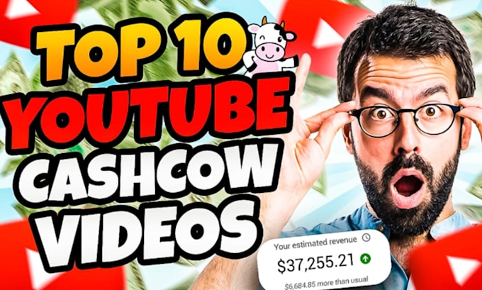 Gig Preview - Do automated cash cow videos, cash cow youtube, cash cow channel, cash cow