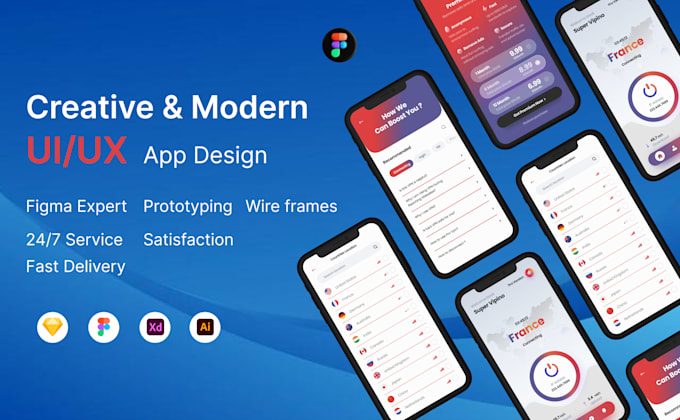 Gig Preview - Create mobile app design for ios,android and mobile  web app