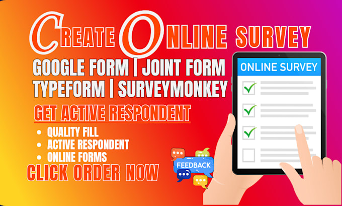 Bestseller - create online survey fill online surveys via jotform google forms typeform poll