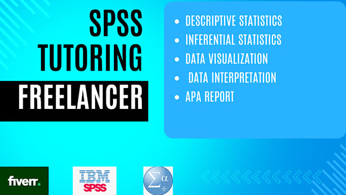 Gig Preview - Tutor spss data analysis