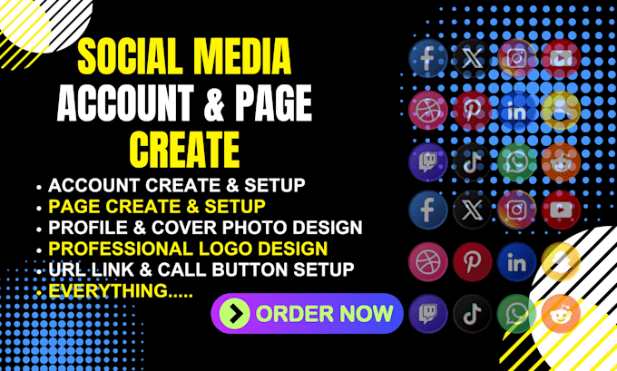 Gig Preview - Create and set up professional facebook and instagram pages for your business