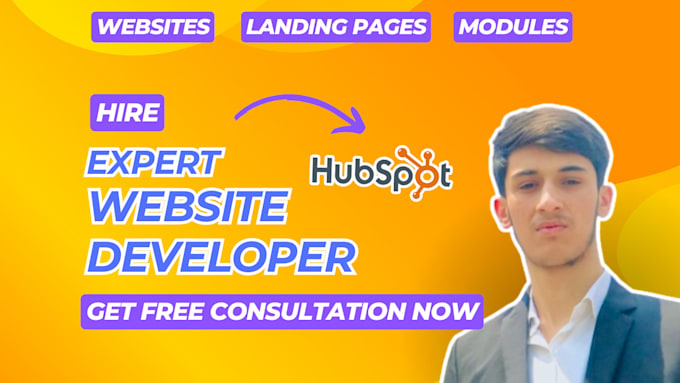 Bestseller - develop custom editable hubspot websites and landing pages