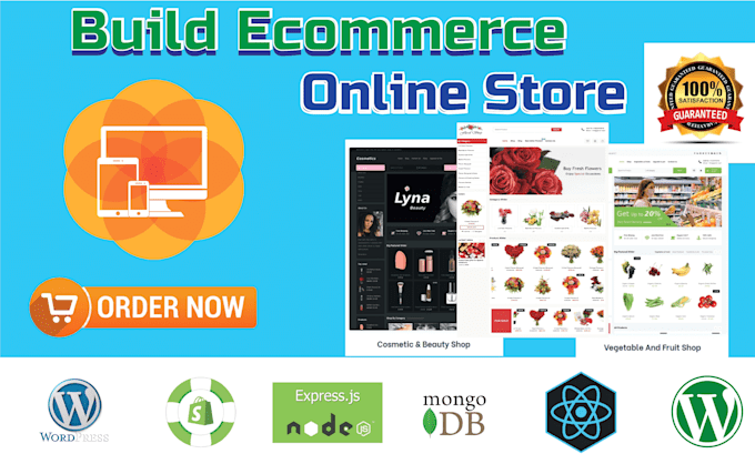 Gig Preview - Build responsive ecommerce affordable wordpress website design for woocommece