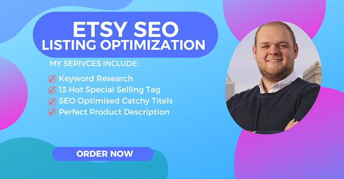 Gig Preview - Do etsy SEO listing optimization to rank etsy shop on etsy