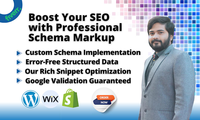 Gig Preview - Boost your SEO with expert schema markup, structured data