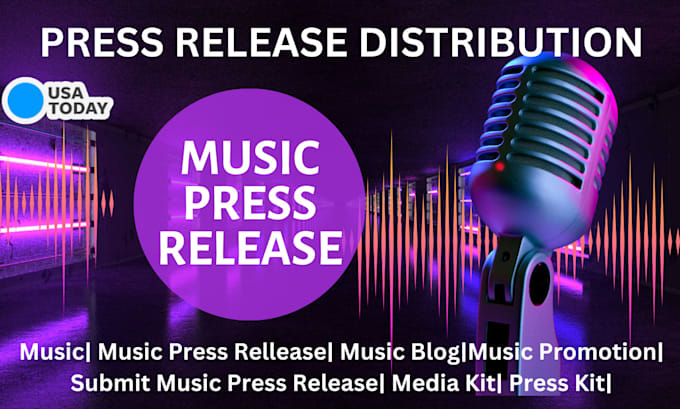 Gig Preview - Do your music press release music promotion  distribution PR services