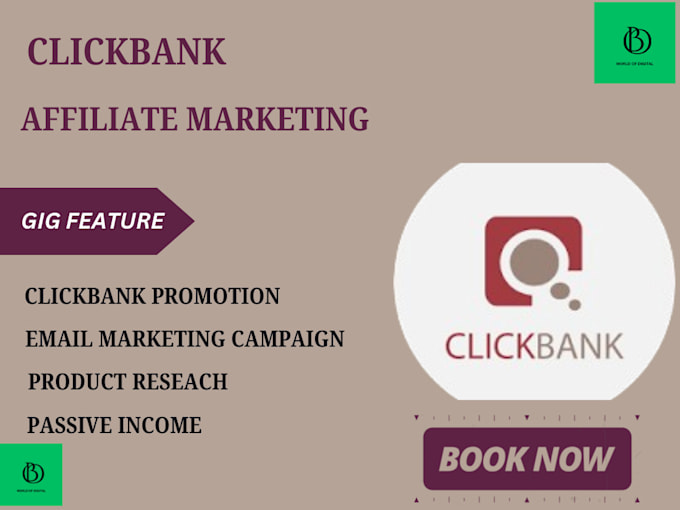 Gig Preview - Clickbank affiliate link promotion, affiliate marketing