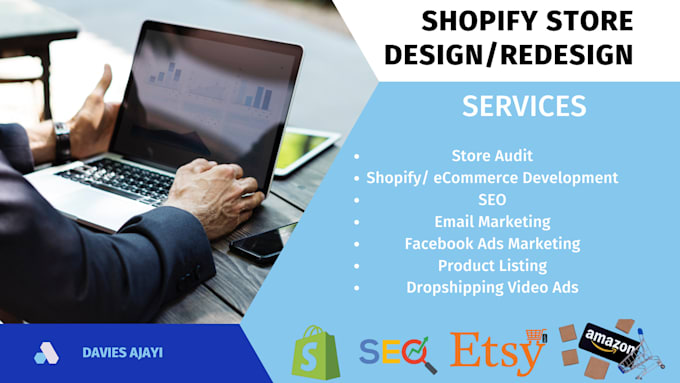 Bestseller - redesign shopify website, hot selling dropshipping store