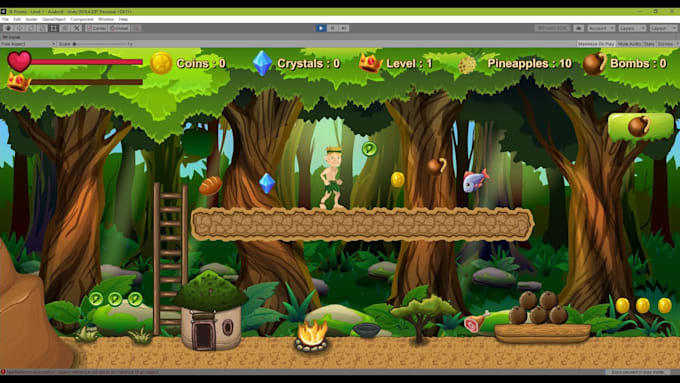 Gig Preview - 2d mobile game unity 2d game, 2d game development, unity game, game development