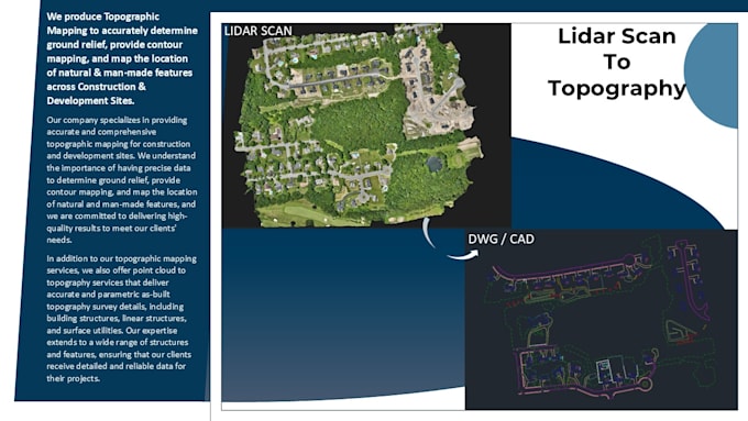 Gig Preview - Convert point cloud, lidar scan into topography