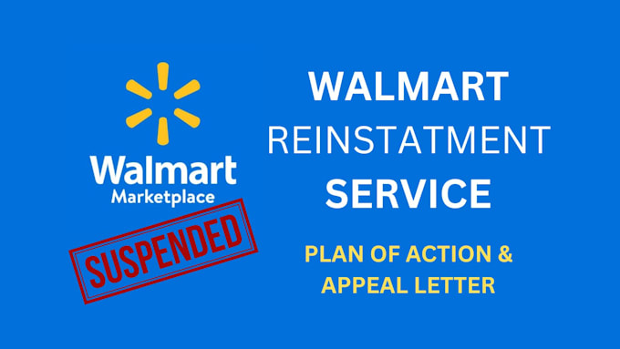 Bestseller - write appeal for walmart account suspension and account reinstatement