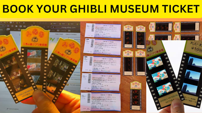 Gig Preview - Book ghibli museum ticket, ghibli park, kirby cafe, pokémon cafe in tokyo, japan