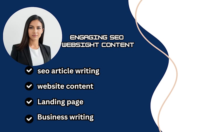 Gig Preview - Be your SEO website will be you content writer or blog and article writer