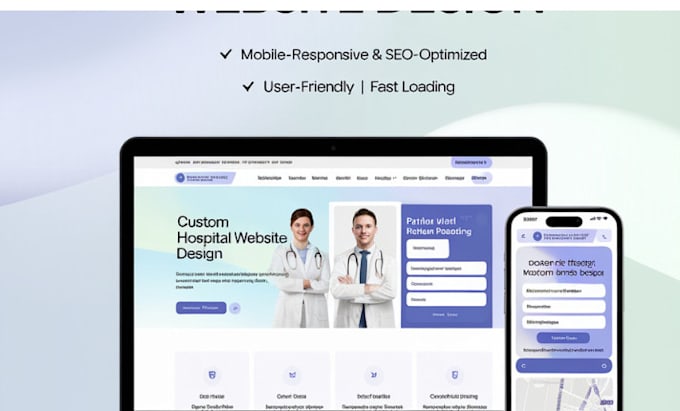 Gig Preview - Design healthcare website, medical website, dental website and hospital website