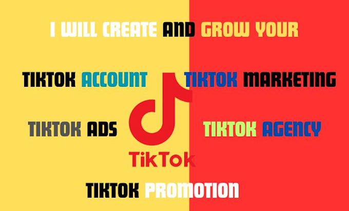 Gig Preview - Create and grow tiktok organically and manually your tiktok account followers