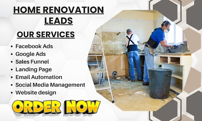 Bestseller - generate home improvement home renovation  home remodeling home repair leads