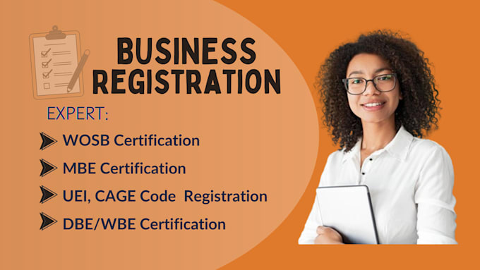 Gig Preview - Do mbe 8a dbe mwbe svosb wosb registration, uei cage code samgov, iso 27001