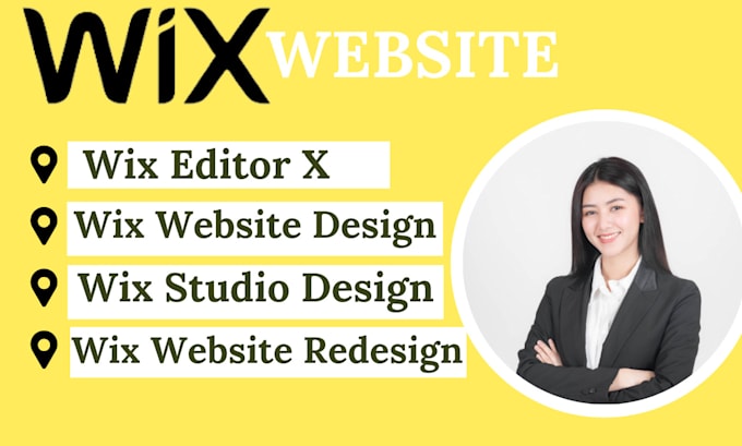 Gig Preview - Design wix website   redesign wix website  wix studio  wix editor x