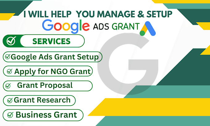 Gig Preview - Write setup manage nonprofit google ads grant proposal