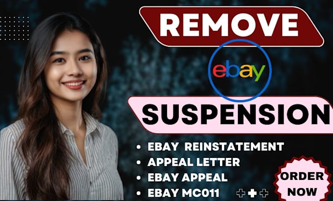 Gig Preview - Do reinstatement of ebay account, remove ebay suspension with appeal