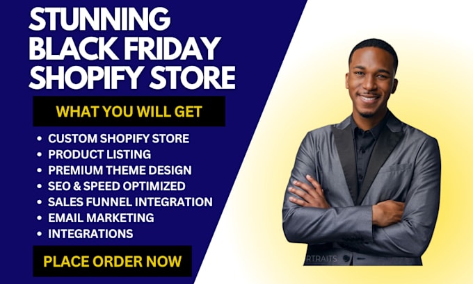 Bestseller - design black friday shopify store black friday store black friday website