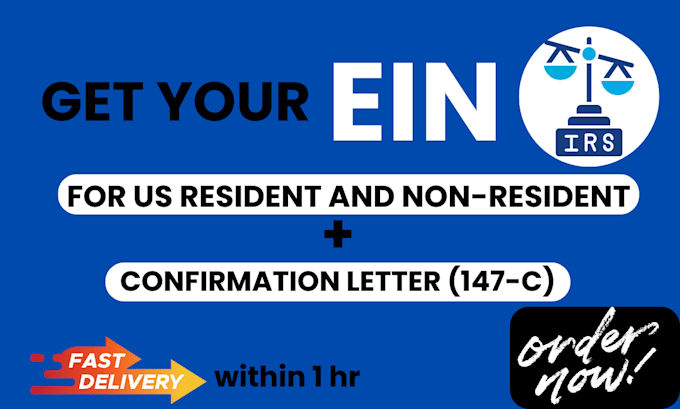 Gig Preview - Get ein number tax id from irs for US and non us citizens