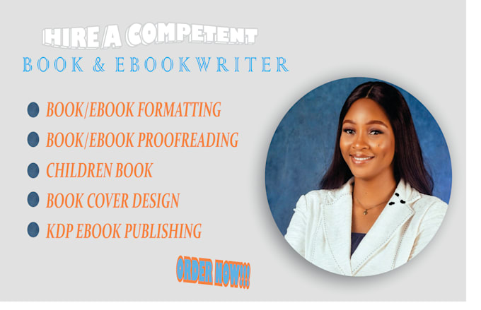 Gig Preview - Do professional ebook, writing and design, custom, engaging,