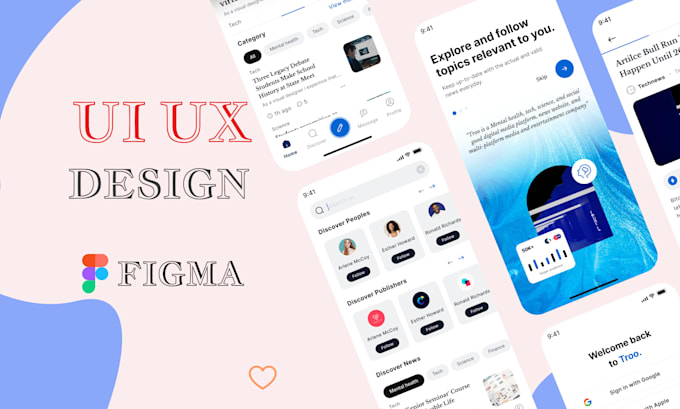 Gig Preview - Do UI UX landing page design website UI design crypto wallet UI UX design figma