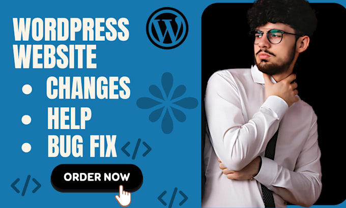 Bestseller - be your wordpress help do wordpress changes wordpress bug wordpress landing page