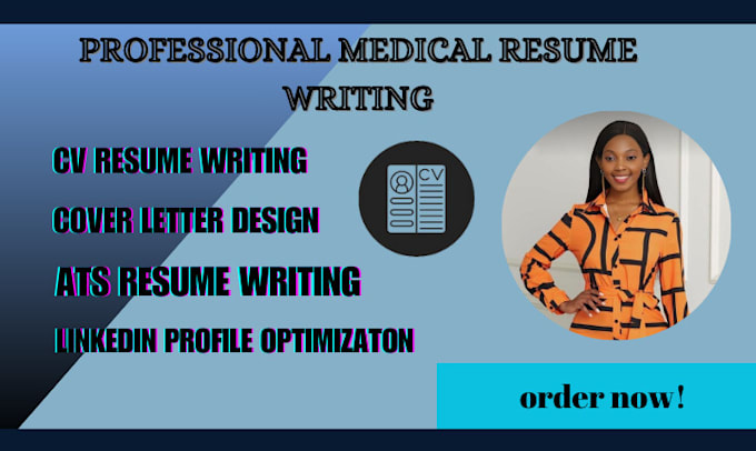 Gig Preview - Write a professional medical nursing and doctor resume healthcare cv writing