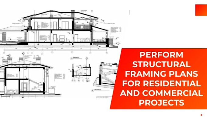 Gig Preview - Perform structural framing plans for residential and commercial projects